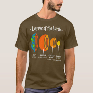 Camiseta Capas De Geología De La Tierra Gift Geólogo Great