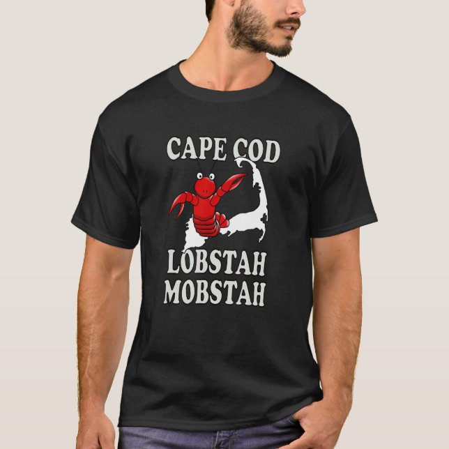Camiseta Cape Cod Massachusetts Funny LOBSTER (Anverso)