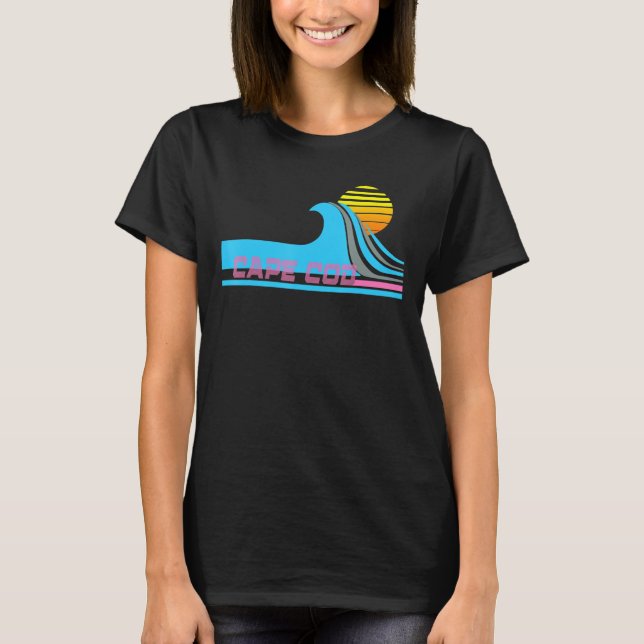 Camiseta Cape Cod Retro Tee estilo Surf de los años 80 (Anverso)