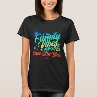 Camiseta Cape San Blas Florida Ambiente Familiar 2025 Vacac
