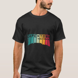 Camiseta Cape Town Table Mountain South Africa Retro Guay S