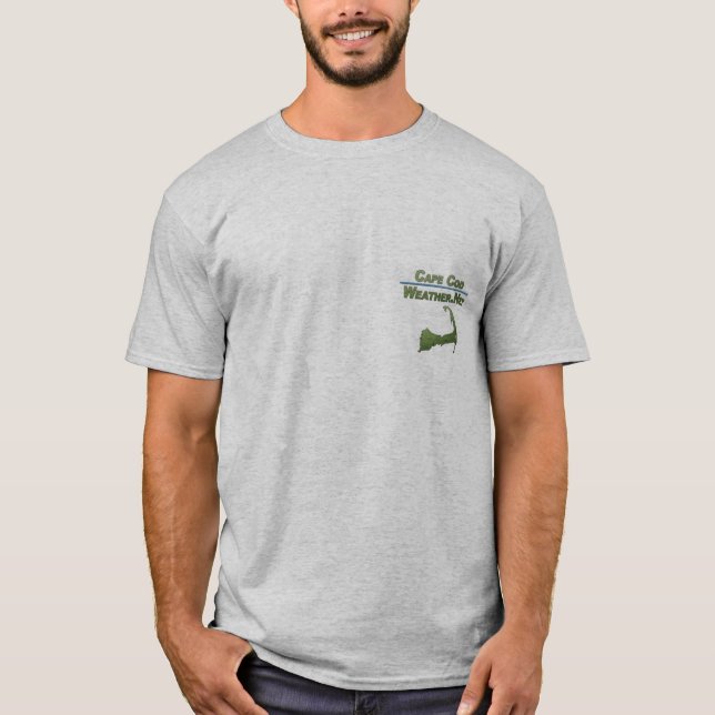Camiseta CapeCodWeather.Net básico (Anverso)