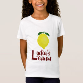 Camiseta Caperas de limón: Moda temática L con limón fresco
