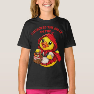 Camiseta Caperucita Pato Le Grité al Lobo