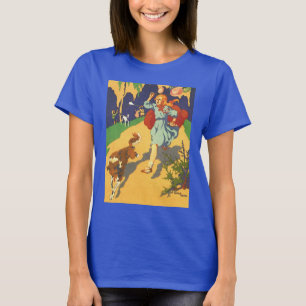 Camiseta Caperucita Roja Vintage, Perro y Globos