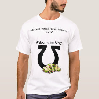 Camiseta CAPhysics (texto negro)