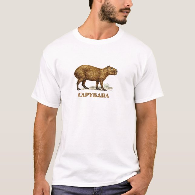 Camiseta capibara (Anverso)
