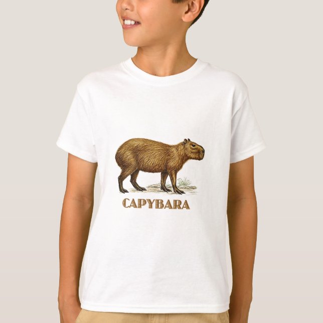 Camiseta capibara (Anverso)