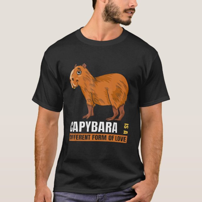 Camiseta Capibara animal (Anverso)