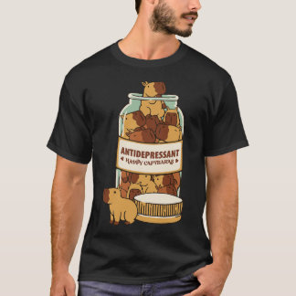 Camiseta Capibara antidepresivo por Tobe Fonseca