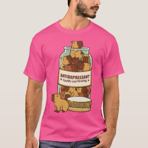 Camiseta Capibara antidepresivo por Tobe Fonseca