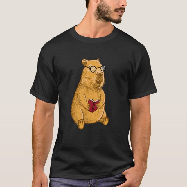Camiseta Capibara con anteojos (Anverso)