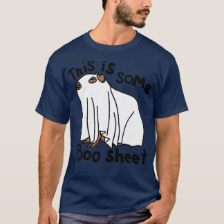Camiseta Capibara de Halloween Esta es una hoja de boco