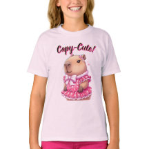 Capibara de Moda Copia-Estética Coqueta Rosa Lindo