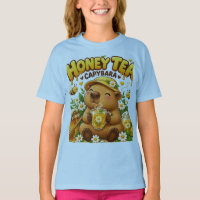 Capibara de Té de Miel | Diseño Kawaii Acogedor y 