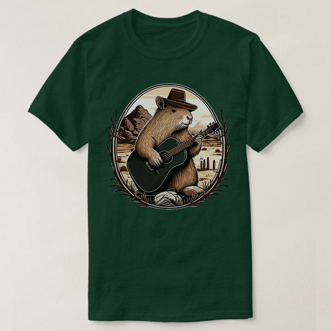 Camiseta Capibara del país (Diseño del anverso)
