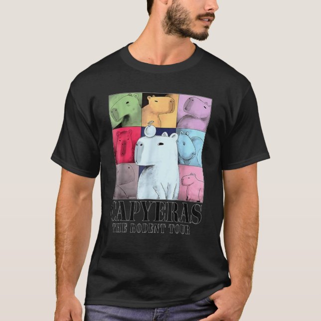 Camiseta Capibara El verano gráfico de la excursión guiada  (Anverso)