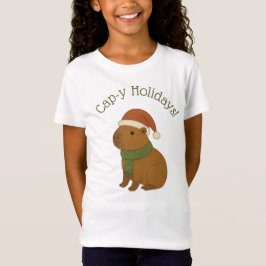 Camiseta Capibara en Navidades