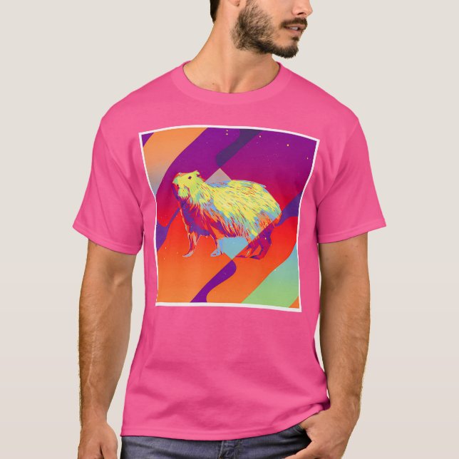 Camiseta Capibara estético (Anverso)