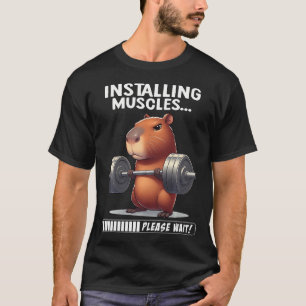 Camiseta Capibara Fitness Construcción Muscular Peso Capiba