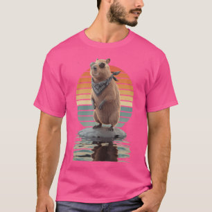 Camiseta Capibara Gafas de sol divertidas Capybara Capybara