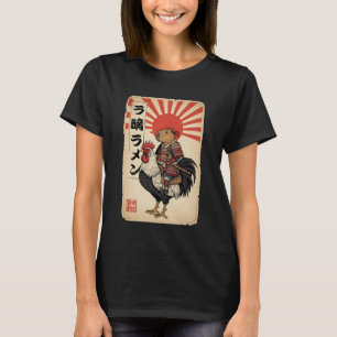Camiseta Capibara Gallo Capybara Samurái Japonés Antiguo