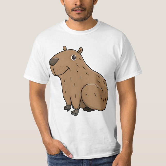 Camiseta " Capibara Ilustraciones y Clip Art " (Anverso)