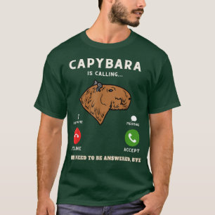Camiseta Capibara Llama a Divertido Capibara Meme Animal Lo