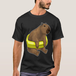 Camiseta Capibara Natación en vivo