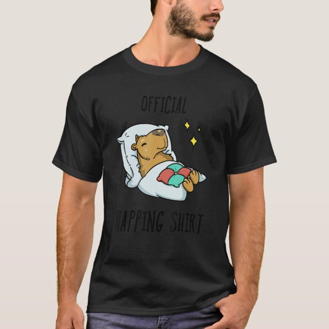 Camiseta Capibara Pajamas Sleepyhead (Anverso)