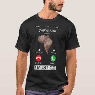 Camiseta Capibara Rodent Capybara Llama Animal L