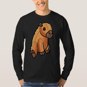 Camiseta Capibara Rodent Diseño de animales relleno