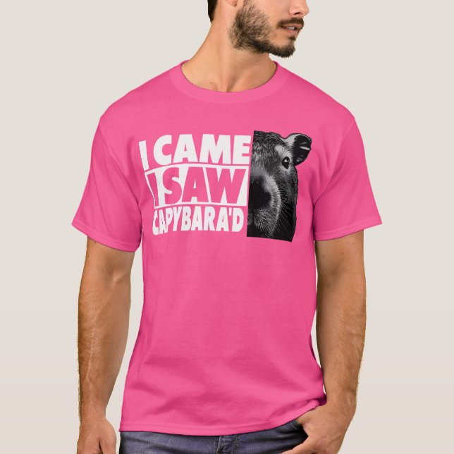 Camiseta Capibara Ví Que Vi A Capibara D (Anverso)