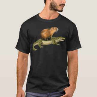 Camiseta Capibara y lagarto