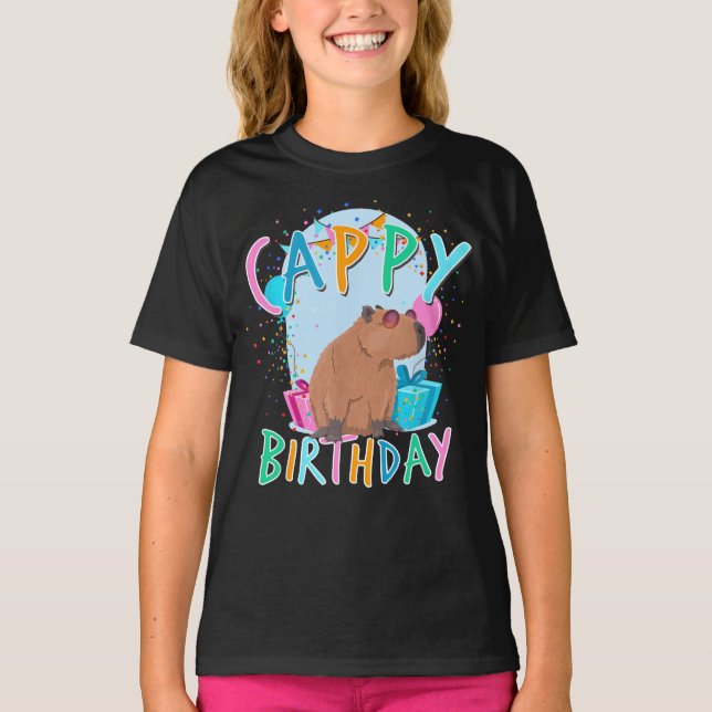 Camiseta Capibaras De La Fiesta De Nacimiento De Capibaras  (Anverso)