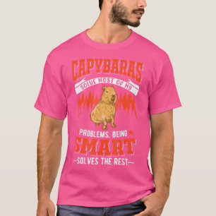 Camiseta Capibaras Resuelven La Mayoría De Mis Problemas Ca