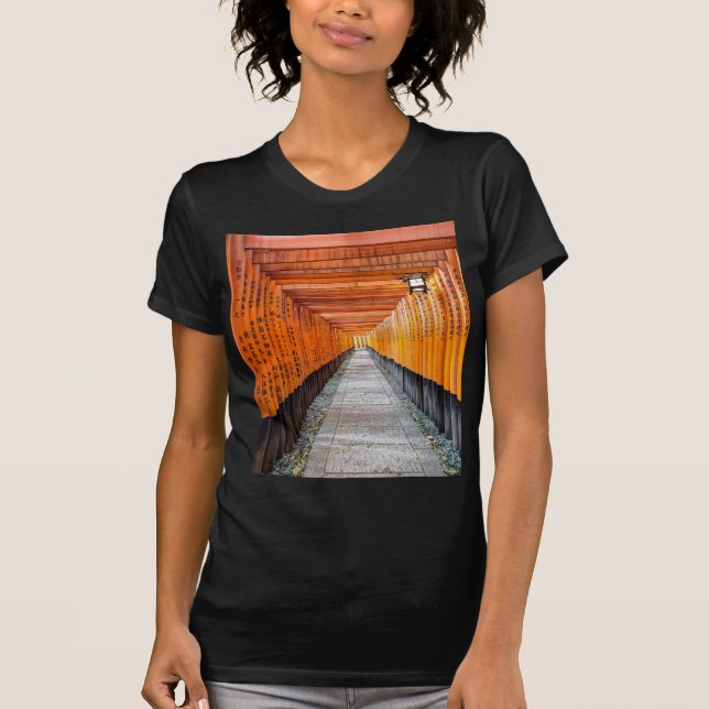 Camiseta Capilla de Fushimi Inari, Kyoto (Anverso)