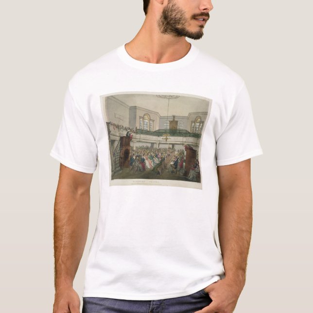 Camiseta Capilla de Magdalen, del 'microcosmos de Ackermann (Anverso)