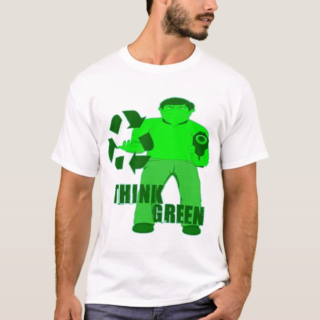 Camiseta CAPILLA DE MUGGIN -- El asaltante verde (Anverso)