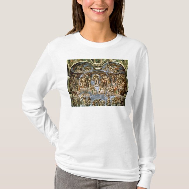 Camiseta Capilla de Sistine: El juicio pasado, 1538-41 (Anverso)