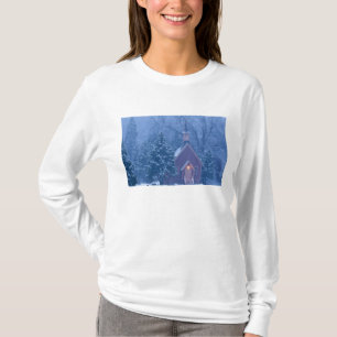Camiseta Capilla histórica del valle de Yosemite durante fu