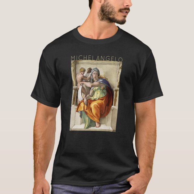 Camiseta Capilla Sixtina De Michelangelo Delphic Sibyl Para (Anverso)