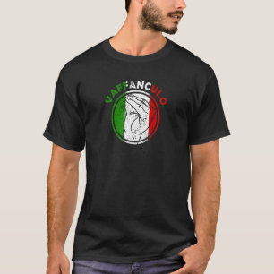 Camiseta Capisci Vaffanculo Bandera Italiana Gesture