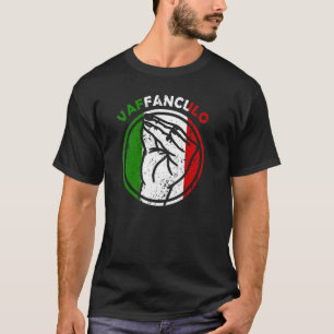 Camiseta Capisci Vaffanculo Bandera Italiana Gesture