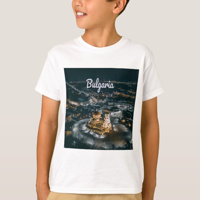 Camiseta Capital de Bulgaria Sofía Alejandro Nevsky (Anverso)
