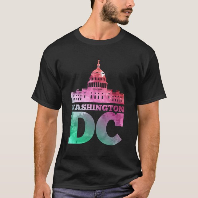 Camiseta Capital De Eeuu Washington Dc Capitol Hill (Anverso)