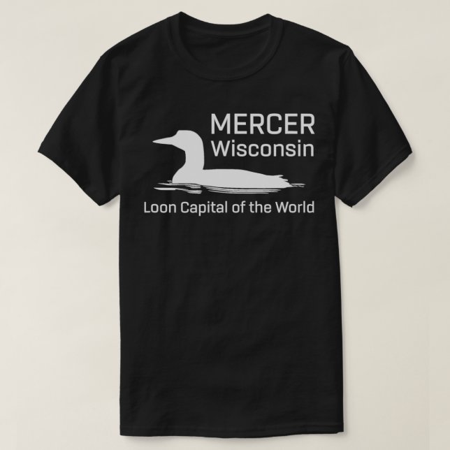 Camiseta Capital de los préstamos del mundo Mercer Wisconsi (Diseño del anverso)