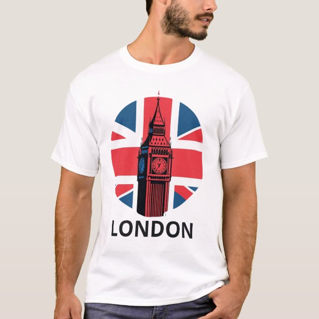 Camiseta Capital de país de viaje Londres Reino Unido (Anverso)