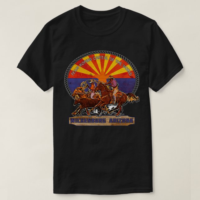Camiseta Capital Mundial Del Ropaje De Wickenburg (Diseño del anverso)