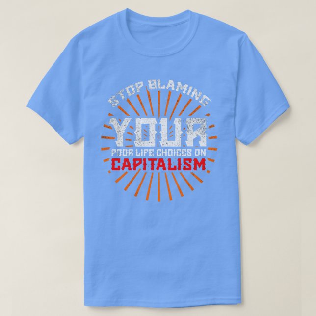 Camiseta Capitalismo 1 (Diseño del anverso)